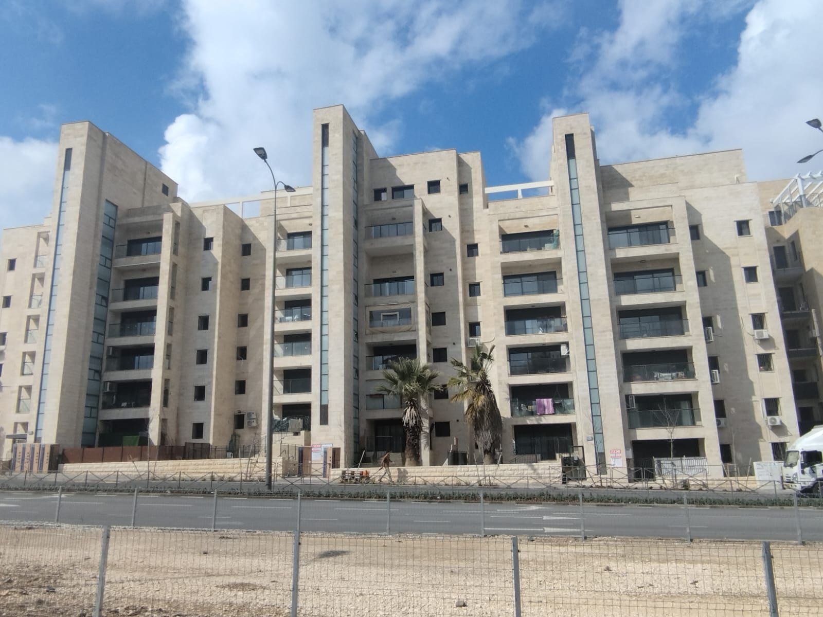 A Jerusalem stone apartment building we manage